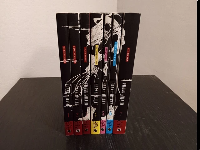 Sin City Trade Paperback Graphic Novels Frank Miller, Set Vol. 1-7.Sec Ed. Sin City Trade Paperback Graphic Novels Frank Miller, Set Vol. 1-7.Sec Ed.