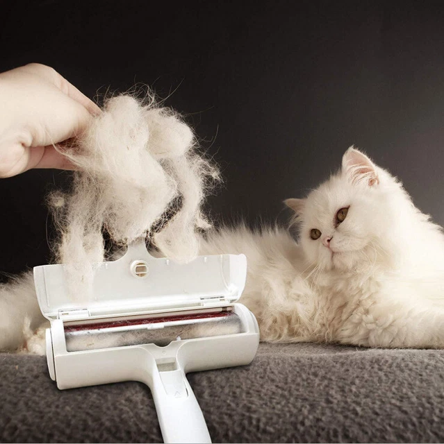 Pet Dog Cat Hair Lint Remover Reusable Roller Bed Sofa Clothes Cleaning Brush 9