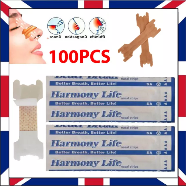 Nasal Nose Strips Right Easy Stop Anti Snoring Sleeping for Breath Better 100X