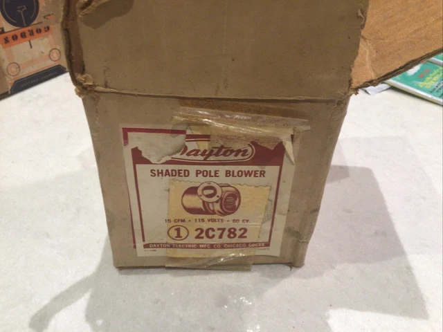 Dayton Shaded Pole Blower Motor - 2C782 - 3160Rpm 115V .35/.30A 1/250Hp