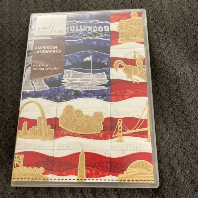 Colección de acolchados Anita Goodesign American Landmarks CD BV7