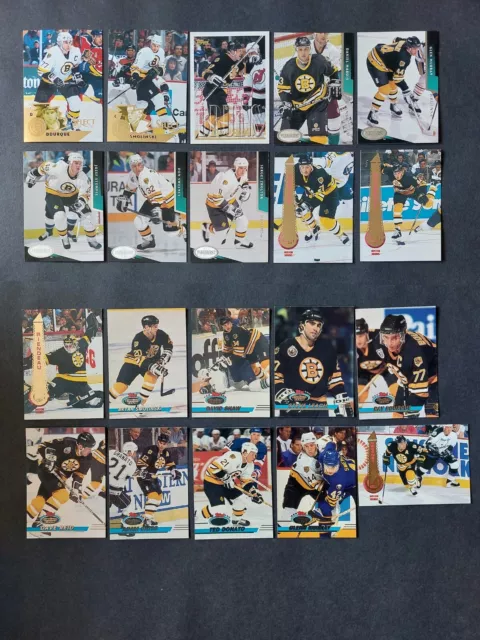 NHL Ice Hockey Cards Job Lot - Boston Bruins