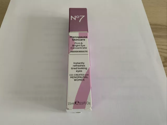 Menopause Skincare Firm & Bright Eye Concentrate