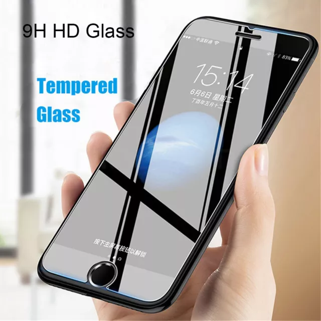 Tempered Glass for iPhone 14 13 12 11 Pro Max XS XR 6s 7 8 SE Screen Protector