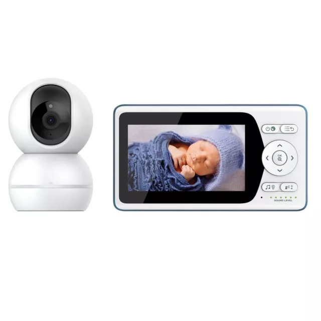 Babyphone avec caméra 720P, vision Nocturne, Capteur de