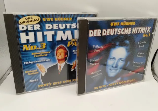 Uwe Hübner - DER DEUTSCHE HITMIX - No.1 + No.3 Die Party - 2x CD  FETENHITS Pop