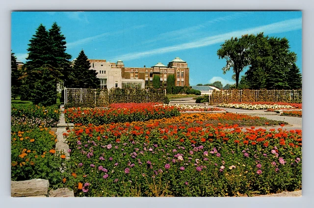Montreal Quebec-Canada, The Botanical Gardens, Antique, Vintage Postcard