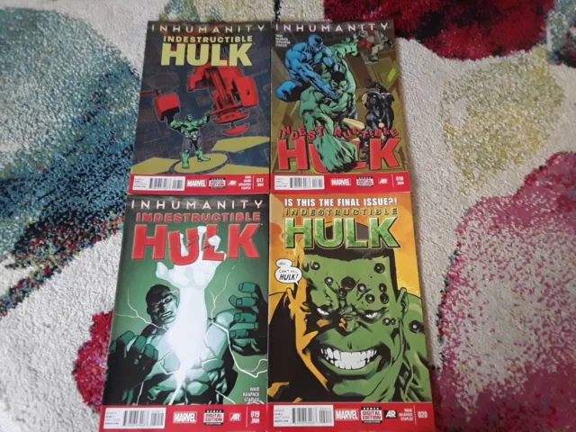 Indestructible Hulk  #17-20 Marvel Comics Mark Waid  2014