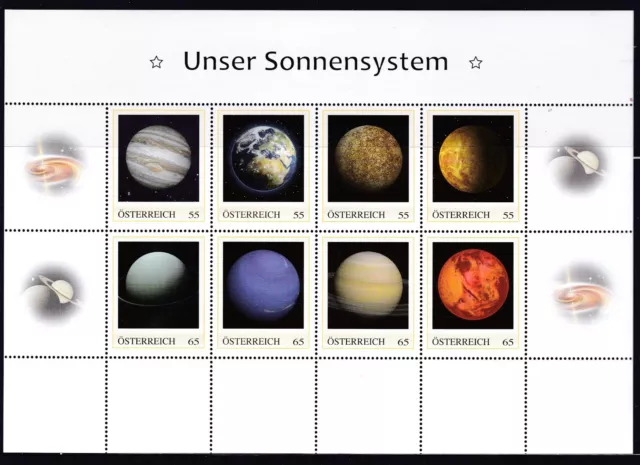 Personalisierte Sonder-Edition Unser Sonnensystem Postfrisch ** MNH