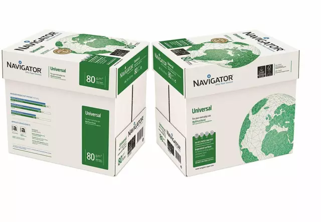 5000 Blatt Navigator Universal Druckerpapier 80g DIN-A4 Premiumpapier Papier