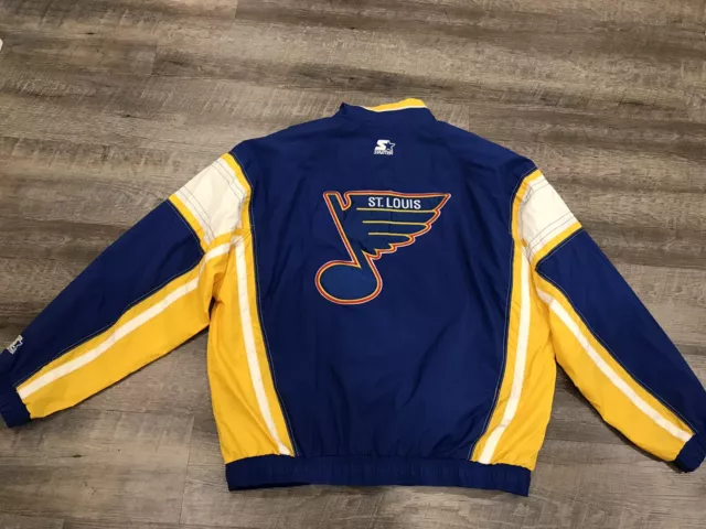 Vintage St. Louis Blues Starter Satin Hockey Jacket, Size Medium