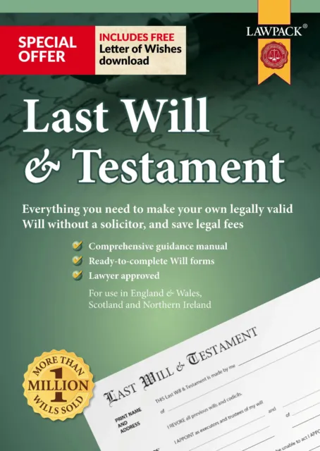 Last Will & Testament Superior Kit von Lawpack