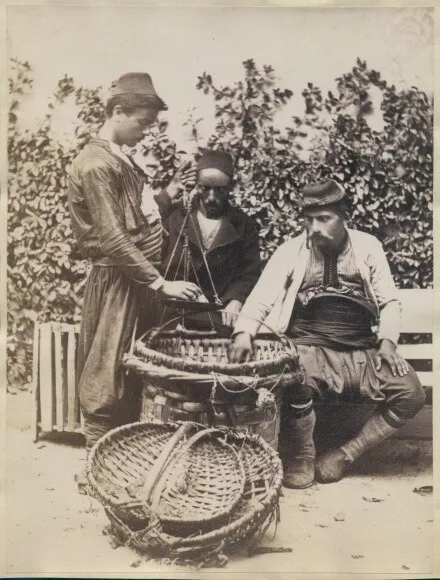 Foto Osmanisches Reich, um 1880, Osmanische Verkäufer mit Waage,... - 10448815