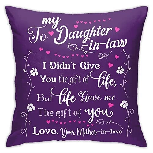 Gifts for Daughter In Law from Mother In Law On Wedding, Birthday, Purple
