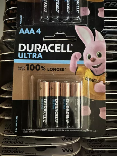 Duracell Battery ULTRA AAA Coppertop Alkaline  Batteries Bulk  5x Pk 4 =20