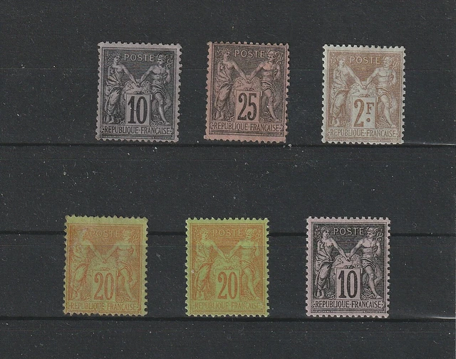 2 Timbres france N 262b 269 cote 230E très bon état