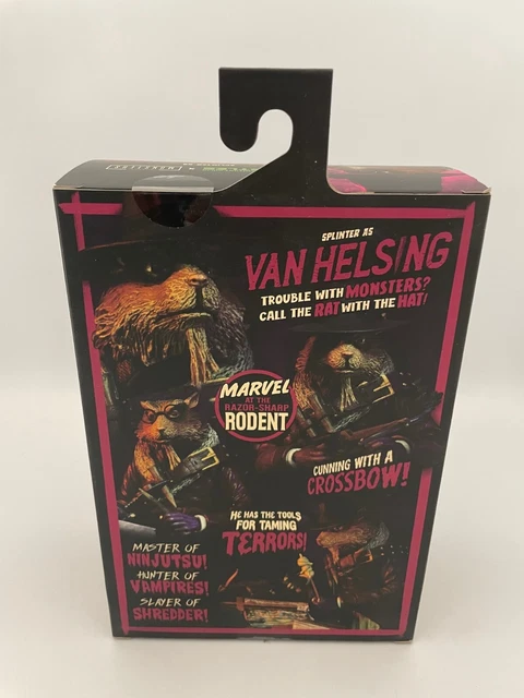 NECA Universal Monsters Teenage Mutant Ninja Turtles Splinter as Van Helsing NEW 6