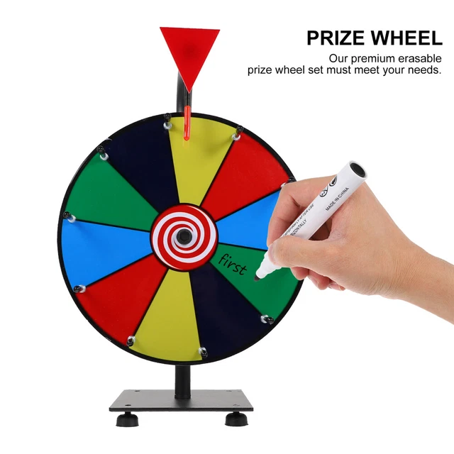 Random Raffle Wheel RANDOM RAFFLE WHEEL Win Wheel Prize Draw Wheel Tabletop Prize Wheel £77 ...