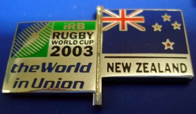 All Rwc Pins NEW ZEALAND 2003 Rugby World Cup Pin $6.50 - PicClick AU