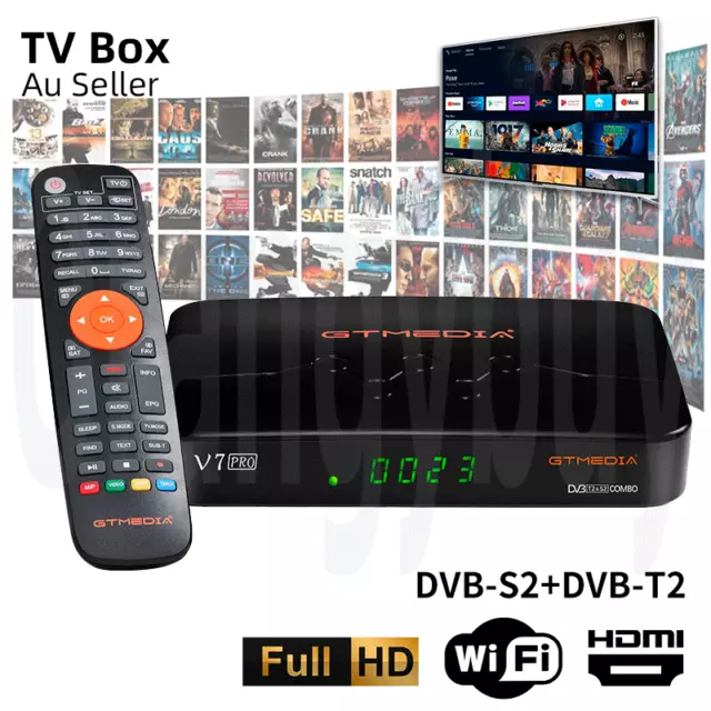 Digital Full HD Both Tuner Satellite TV Receiver DVB-S/S2/S2X/T2 Set-top Box PVR