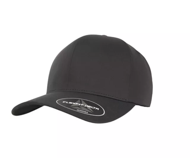 6 Pannello Cappello Flexfit Berretto da Baseball Uomo Donna Nero Estate Tendenza