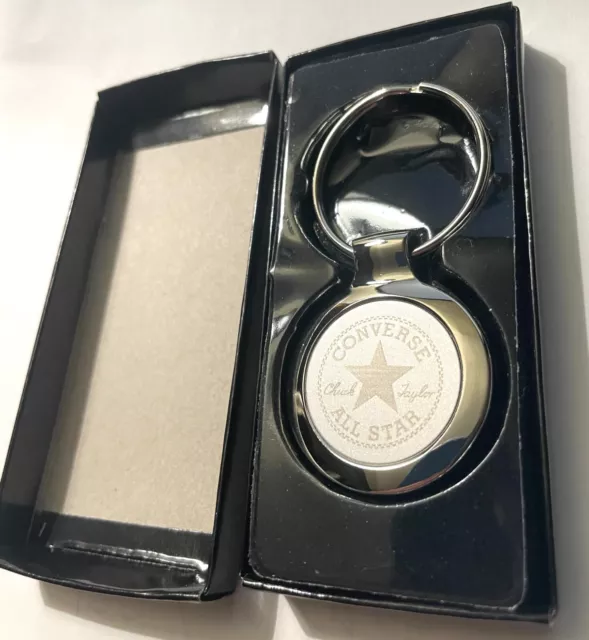 CONVERSE Chuck Taylor Rare Chrome Fob Keychain Keyring In Store Giveaway! IN BOX