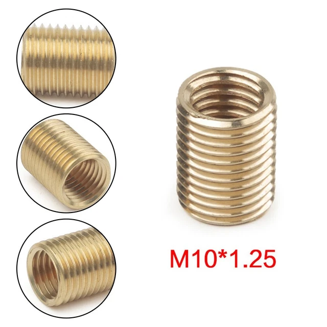 POMELLO FILETTATO FACILE da usare adattatore kit dado M10x1 25 M10x1 5 ...