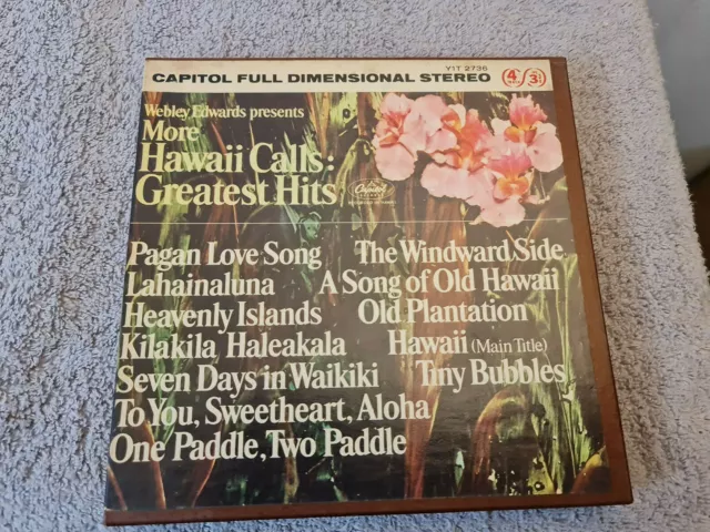 Webley Edwards Presents, ‘More Hawaii Calls’ Reel-To-Reel Tape