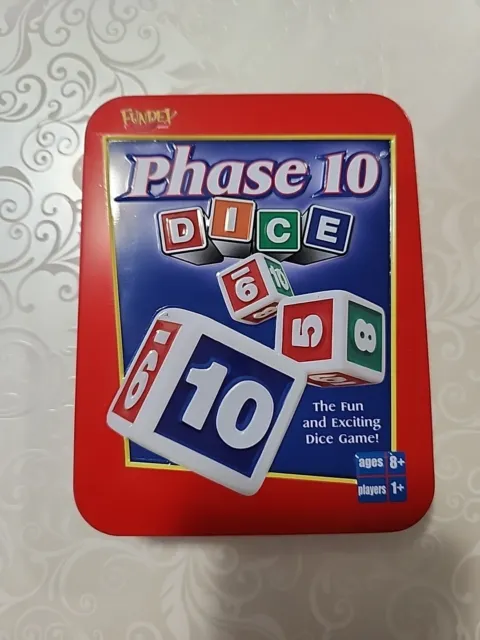 Fundex Phase 10 Dice Game in Tin 2004