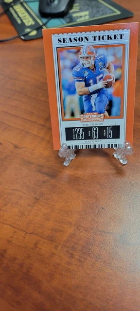Tim Tebow 2019 Panini Contenders Draft Picks Football #94 NCAA Florida Gators QB