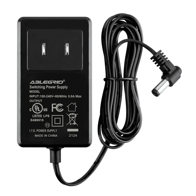 UL AC/DC ADAPTER Charger For Whall EV-691 EV-691H Cordless Stick