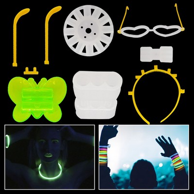 Conn Splendore Occhiali Connettori Bastoncino Luminoso Lotto Festa Rave Farfalla 