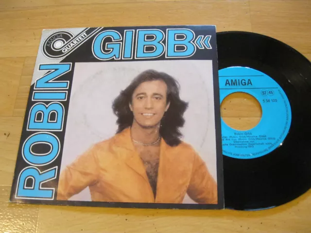 7" Single Robin Gibb Juliet  Robot  Vinyl Amiga Quartett 5 56 105