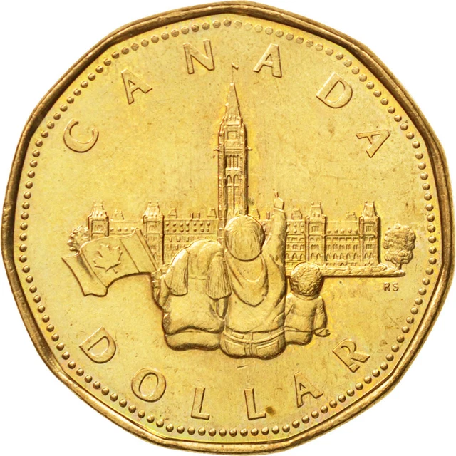 CANADIAN COIN CANADA 1 Dollar Queen Elizabeth II Parliament