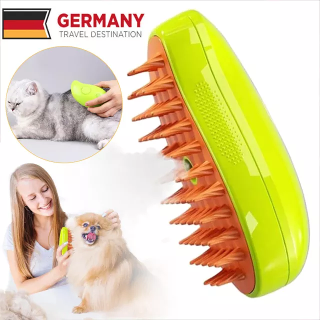 Dampfende Katze Bürste 3 In1 Katze Dampfende Bürste,selbstreinigende Katze Bürst