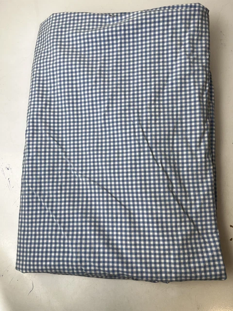 Pottery Barn Blankets Kids Flat Sheet Twin Gingham Blue White Checked Cotton Pottery Barn Blankets Kids Flat Sheet Twin Gingham Blue White Checked Cotton