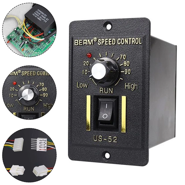 Alimentatori Speed Controller nero regolatore avanti e indietro ABS
