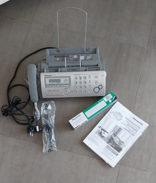 Panasonic KX-FP215 Kompaktes Normalpapier Faxgerät & Telefon Anrufbeantworter