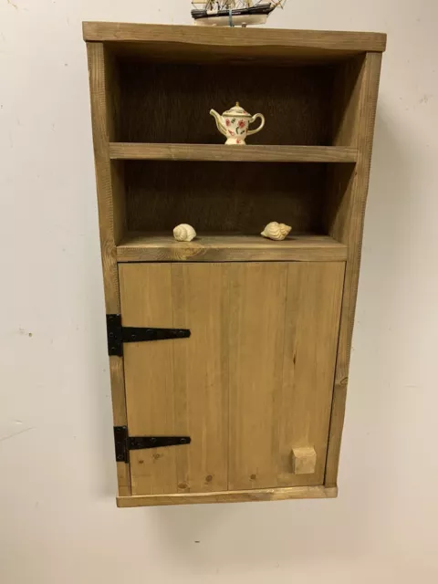 ÉTAGÈRE MURALE style chalet en bois rustique récupéré placard fait main unité armoire