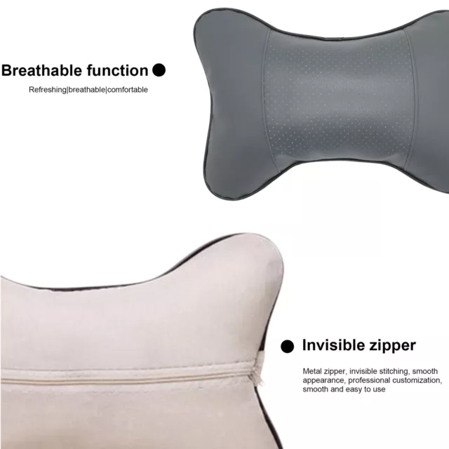 Universal Car Seat Headrest Pillow Breathable Soft Pad Neck Rest Support Cushion