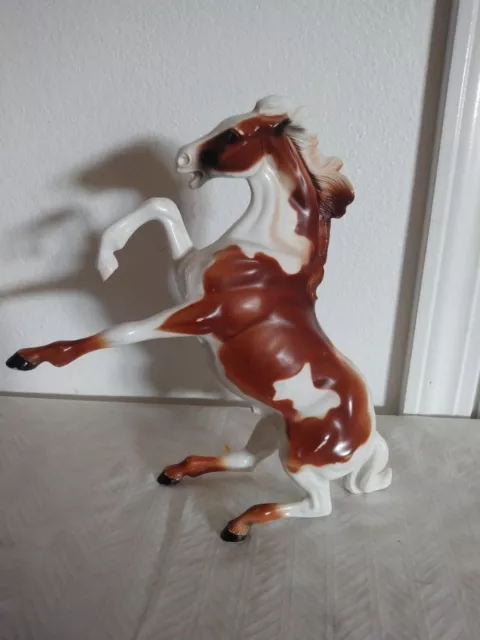 Great Paint Chestnut Pinto 9 Inch Hartland Horse Rearing Mustang  from LW Estate