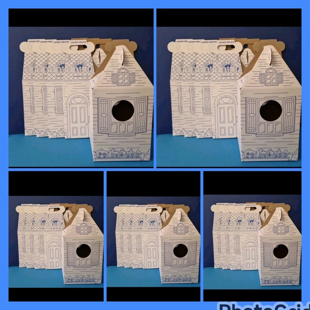 Two Empty Build-A-Bear Cub Boxes - Color-In House Box Set For Girls Or Boys