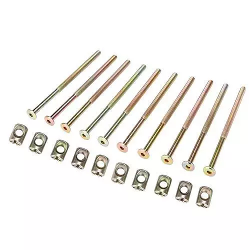 10 PZ M6 120mm Bulloni Mobili In Acciaio Inossidabile Mobili Vite con 6mm (N8z)