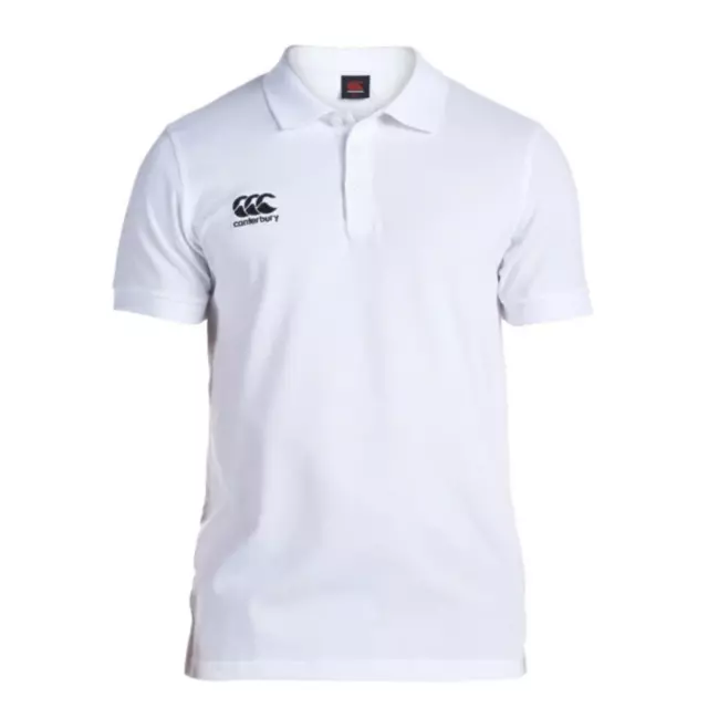 Canterbury Rugby Kid's Polo (Size 8Y) Team Dry Logo Top - New