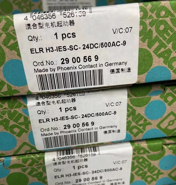 1pcs Phoenix Contact ELR H3-IES-SC-24DC/500AC-9 Hybrid Motor Starter 2900569