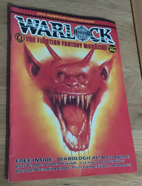 Warlock Fighting Fantasy Magazine #13 Special Horror Issue VERY GOOD CONDITION.