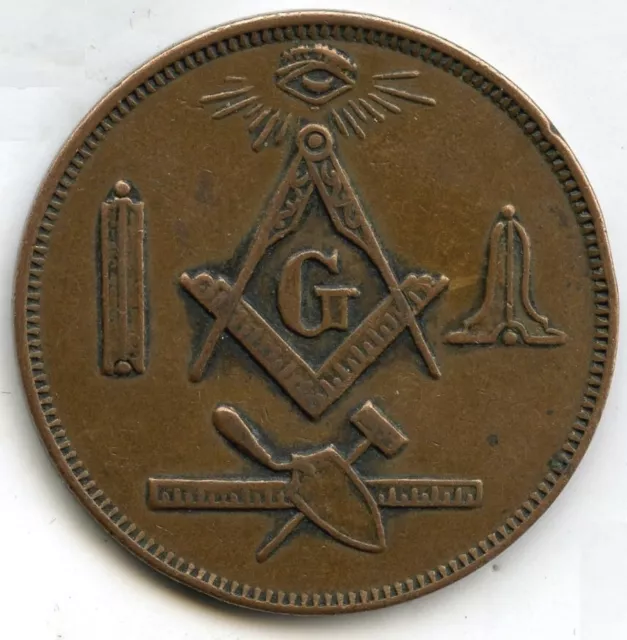 1921 - 1971 King David Freemason Lodge Token Chicago Illinois Medal - H196