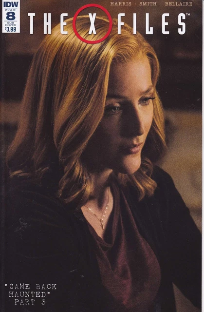 X-Files, The (IDW) #8A VF/NM; IDW | Gillian Anderson Photo Cover Sub - we combin