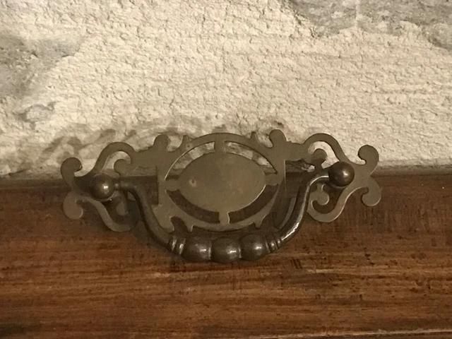 Ancienne Poignée De Bride Argent Alpaga 5/8" Avec Vis Chicago - équitation - Mexique