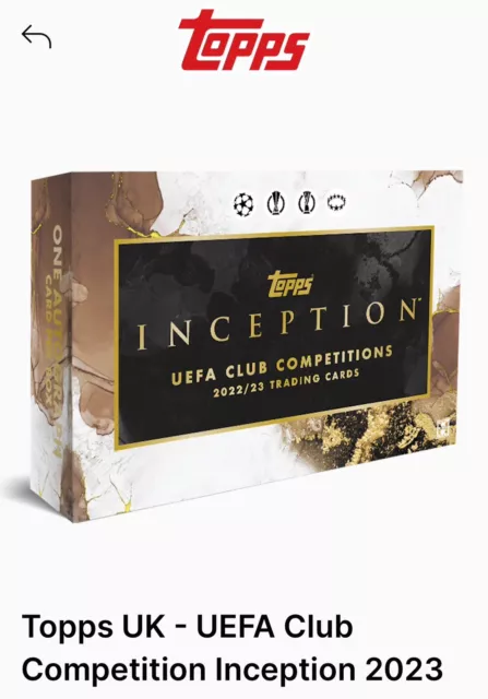 ⭐️ 2023 Topps Inception Soccer UEFA Club Competitions | Sealed | In Hand ⚽️ 3